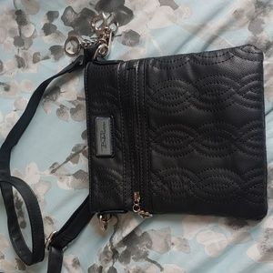 Bella Russo Simple Crossbody Bag- Black